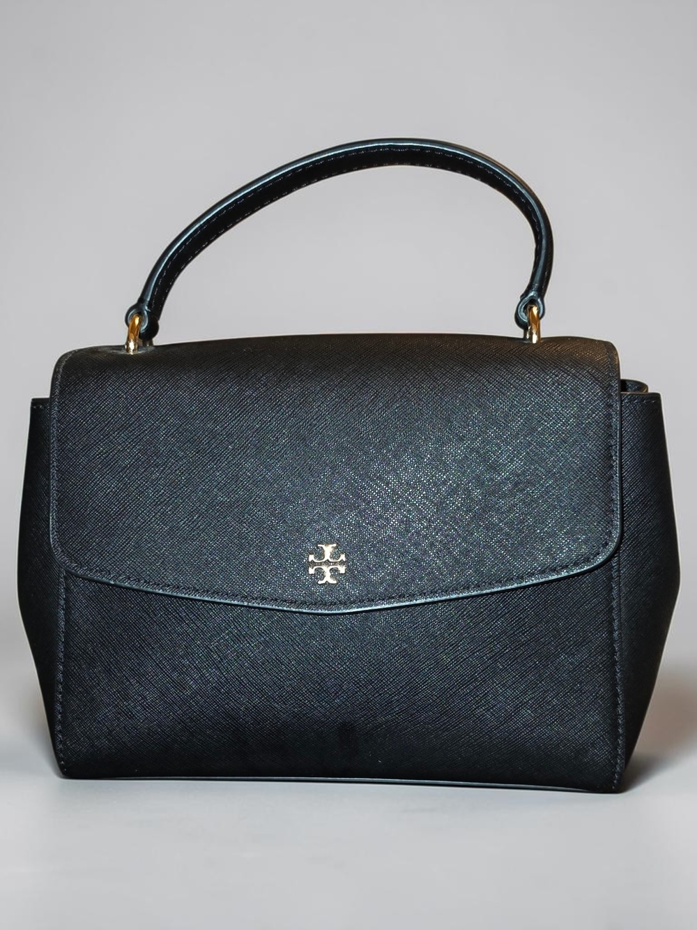 Tory Burch Black Structured Top-Handle Crossbody Bag - Picture 2 of 8